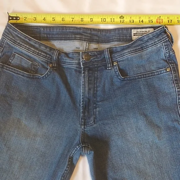 Buffalo David Bitton Jackson-X Straight Leg Denim Blue Jeans 34 X 34 - Picture 2 of 8